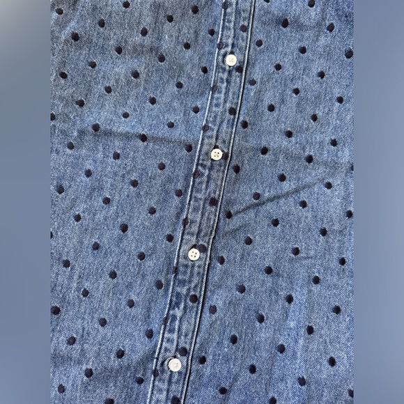 NWT DL1961 Eilis Embroidered Denim Tank Dress - Picture 3 of 6